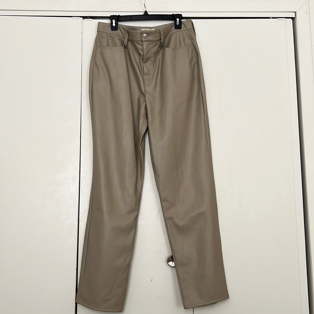 Madewell Perfect Vintage Pant in Faux Leather Size 31 Tall
